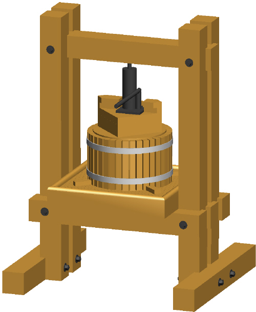 apple cider press -- overview