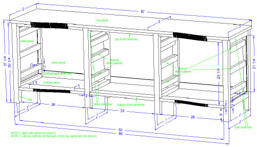 dresser -- perspective view