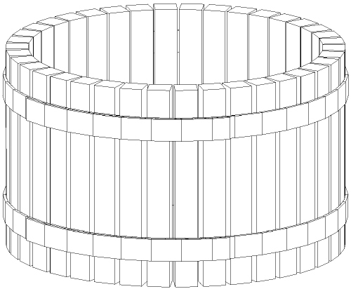 apple cider press -- basket overview