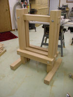 apple cider press -- completed frame