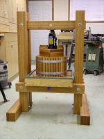 apple cider press -- after Tung oil application