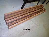 bench/table -- raw cedar boards