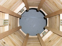 Inside look upwards