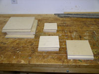 Square blanks for brake and gears