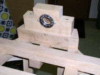 Mounted neck bearing block