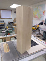 Basswood blank block ready for use