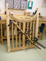 garden gate -- gate cross brace glued