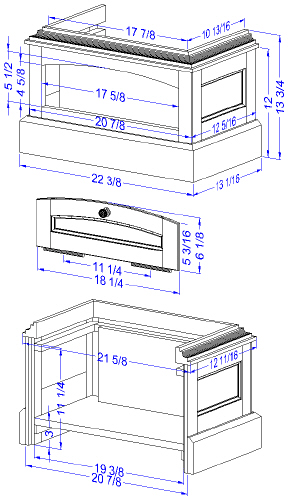 grandfather clock - base construction