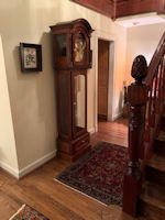 Grandfather clock, FJames P. Davenport