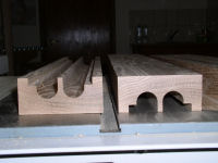 Shaping the double moulding