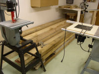 nightstand, dresser -- rough sawn lumber