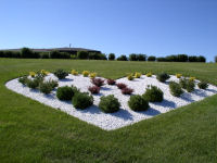 Heart-shape Flowerbed, West