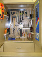 tool cabinet -- look inside