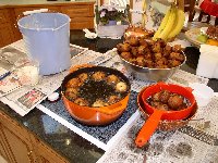 Dutch Oliebollen at New Year's Eve