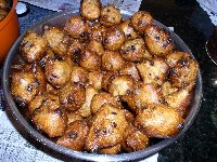 Dutch Oliebollen at New Year's Eve